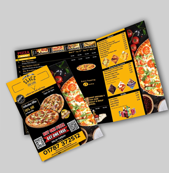 A4 Half Fold Leaflets 130gsm gloss